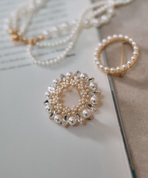 GLOBAL WORK | フォーマルパールブローチ/611432(ブローチ/コサージュ)