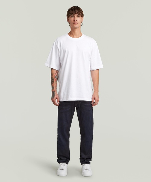 G-STAR(ジースター)の「MOSA STRAIGHT JEANS/ヴィンテージライクベーシックストレートデニムパンツ(デニムパンツ・メンズ・ダークインディゴブルー・29/30/30/30/30/32/31/30/31/32/32/30/32/32/33/30/33/32/34/32/34/30/29/32)」の3枚目の写真