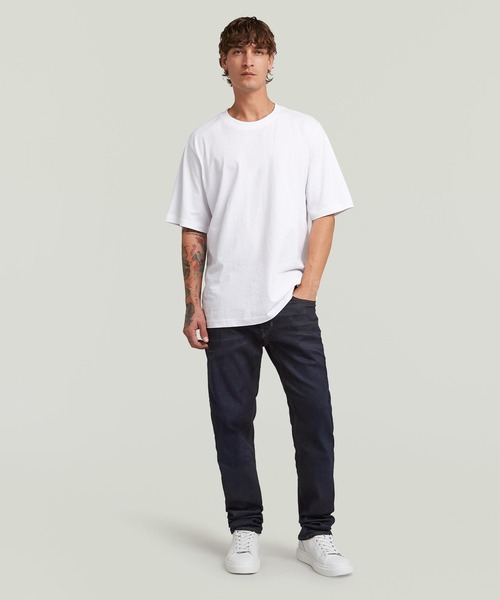 G-STAR(ジースター)の「MOSA STRAIGHT JEANS/ヴィンテージライクベーシックストレートデニムパンツ(デニムパンツ・メンズ・ダークインディゴブルー・29/30/30/30/30/32/31/30/31/32/32/30/32/32/33/30/33/32/34/32/34/30/29/32)」の4枚目の写真