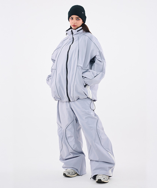 DOLL OUTERWEAR（ドラ アウターウェア）の「[DOLL x DUMDIDUM] 2526 ラリージャケット&パンツセット L.GRAY 男女共用（セットアップ・レディース・その他・SMALL/MEDIUM/LARGE/X-LARGE）」の14枚目の写真