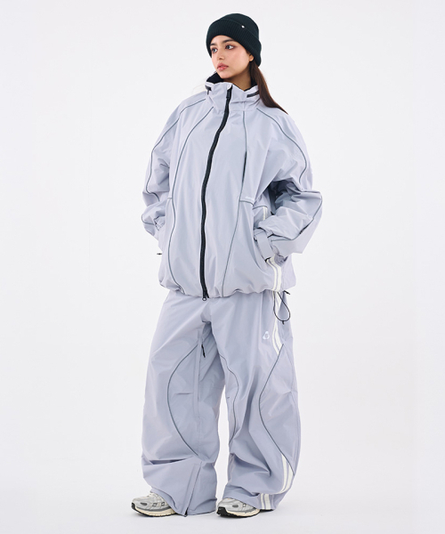 DOLL OUTERWEAR（ドラ アウターウェア）の「[DOLL x DUMDIDUM] 2526 ラリージャケット&パンツセット L.GRAY 男女共用（セットアップ・レディース・その他・SMALL/MEDIUM/LARGE/X-LARGE）」の13枚目の写真