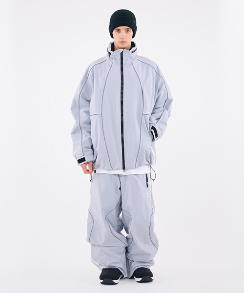 DOLL OUTERWEAR（ドラ アウターウェア）の「[DOLL x DUMDIDUM] 2526 ラリージャケット&パンツセット L.GRAY 男女共用（セットアップ・レディース・その他・SMALL/MEDIUM/LARGE/X-LARGE）」の10枚目の写真