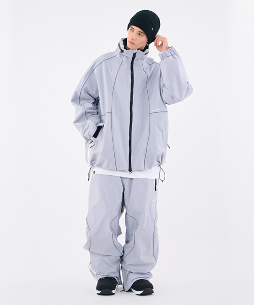 DOLL OUTERWEAR（ドラ アウターウェア）の「[DOLL x DUMDIDUM] 2526 ラリージャケット&パンツセット L.GRAY 男女共用（セットアップ・レディース・その他・SMALL/MEDIUM/LARGE/X-LARGE）」の11枚目の写真