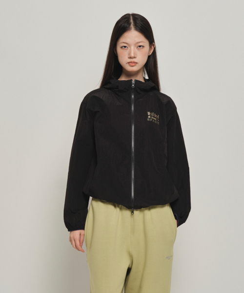 HOMEBODY THINGS(ホームバディ ティングズ)の「NEED SOME SPACE WINDBREAKER (BLACK)(ナイロンジャケット・レディース・その他・1/2)」の1枚目の写真