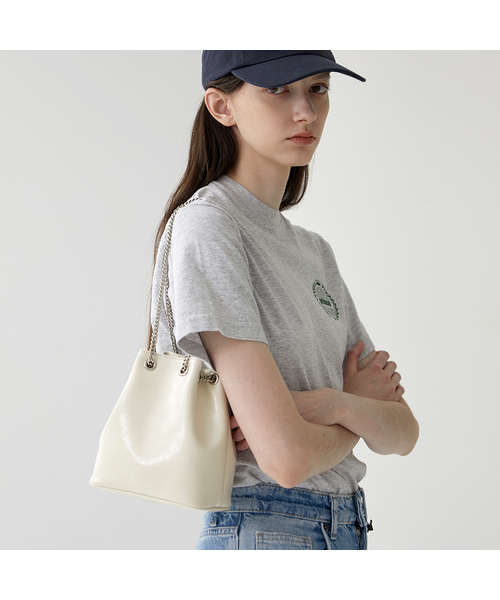 TIWI chain leather bucket bag 6 color