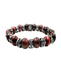 EIGHTVOLUME（エイトボリューム）の「EV Eight Volume Emblem Bead Bracelet (Red)（ブレスレット）」