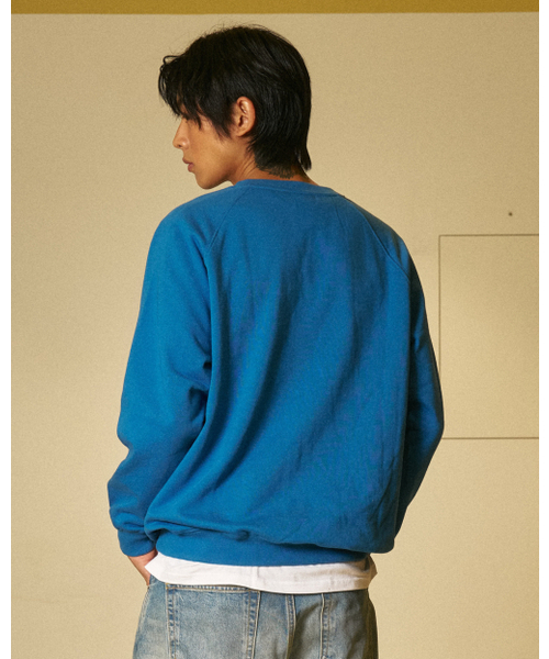 AMOU(アモウ)の「Wimbledon Henley neck blue(スウェット・メンズ・その他・1/2/3)」の12枚目の写真