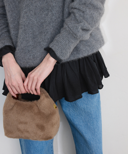 セール】レイヤードペプラムロンTEE（Tシャツ/カットソー）｜SLOBE