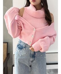 MERCURYDUO｜マーキュリーデュオのニット/セーター（ピンク/桃色系