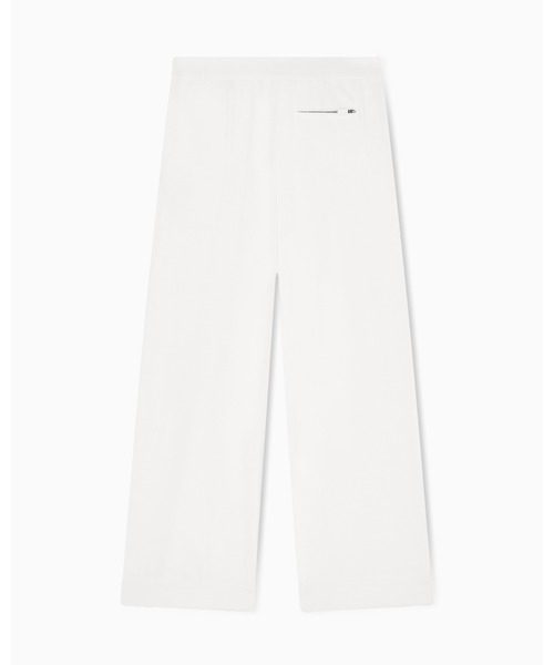 ARMANI EXCHANGE(アルマーニエクスチェンジ)の「【A|X アルマーニ エクスチェンジ】AXメタリックロゴ タックパンツ(スラックス・レディース・ホワイト・6/4/2)」の2枚目の写真