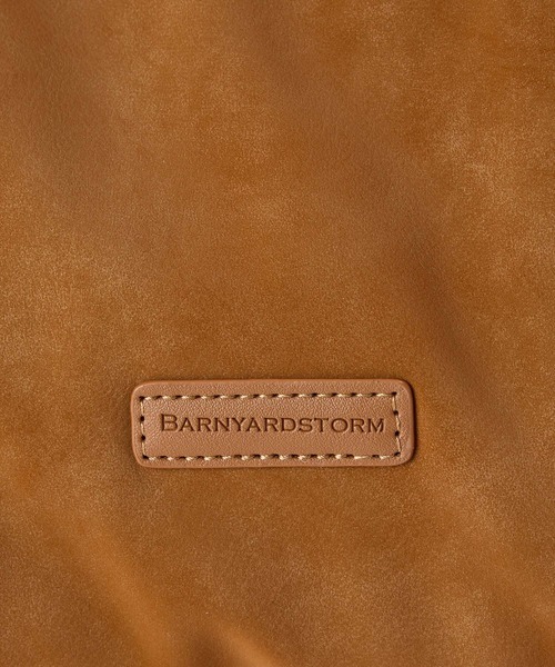BARNYARDSTORM(バンヤードストーム)の「BARNYARDSTORM / 3WAYワンハンドルスエードトート(トートバッグ・レディース・ブラック/キャメル・FREE)」の17枚目の写真