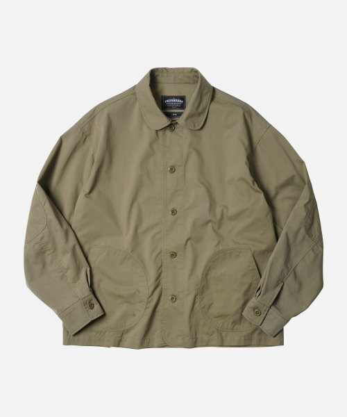 FRIZMWORKS(フリズムワークス)の「ROUND PATCH COVERALL JACKET _ KHAKI BEIGE(その他アウター・メンズ・その他・LARGE)」の1枚目の写真