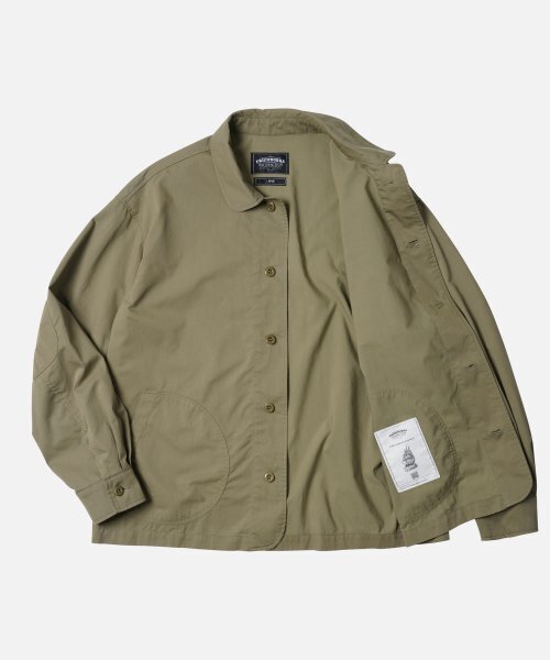 FRIZMWORKS(フリズムワークス)の「ROUND PATCH COVERALL JACKET _ KHAKI BEIGE(その他アウター・メンズ・その他・LARGE)」の2枚目の写真