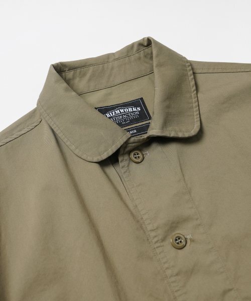 FRIZMWORKS(フリズムワークス)の「ROUND PATCH COVERALL JACKET _ KHAKI BEIGE(その他アウター・メンズ・その他・LARGE)」の4枚目の写真