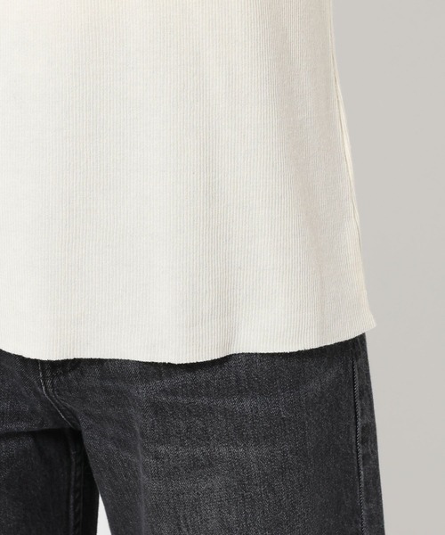 LOWRYS FARM（ローリーズファーム）の「リブタートルＬＳ　637689（Tシャツ/カットソー・レディース・グレー/アイボリー/ピンク系その他/ブラック・FREE）」の10枚目の写真