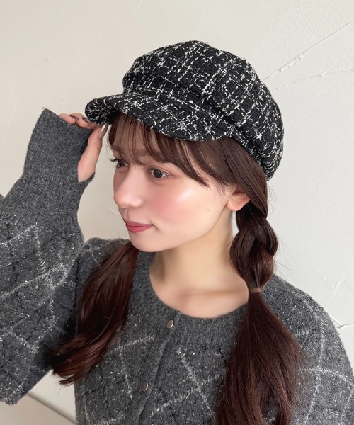 apres jour×ARIAZ】ツイードキャスケット（キャスケット）｜apres jour