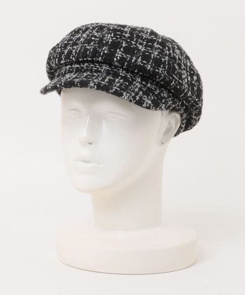 apres jour(アプレジュール)の「【apres jour×ARIAZ】ツイードキャスケット(キャスケット・レディース・ブラック/ホワイト・FREE)」の6枚目の写真