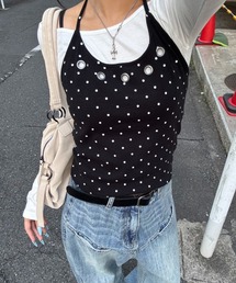 WHO'S WHO gallery | アイレットホルターレイヤードトップス(Tシャツ/カットソー)