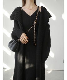 キャンディー ☆極美品☆ レオナール フード付きコーディガン ブラック４０ コーディガン」に該当するファッション通販 - ZOZOTOWN