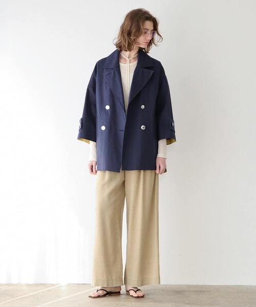 martinique(マルティニーク)の「【MACKINTOSH/マッキントッシュ】CROSSLESS(ピーコート・レディース・ネイビー・ 6)」の9枚目の写真