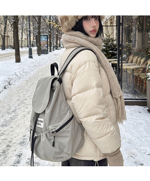 [INT] String flap backpack _ Gray