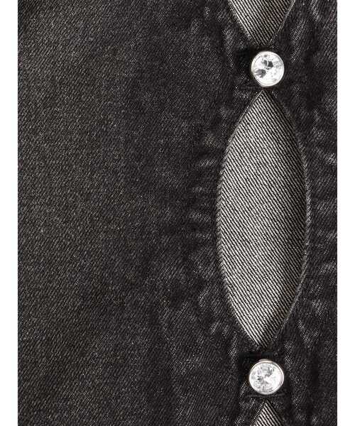 EVRIS(エヴリス)の「サイドビジューカットロングデニムスカート(デニムスカート・レディース・インディゴブルー/ブルー/ブラック・MEDIUM/SMALL)」の17枚目の写真