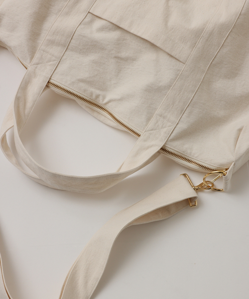 【FOLL / フォル】cotton canvas bouston bag