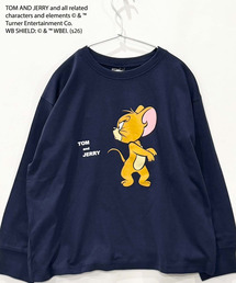 TOM&JERRY（トムアンドジェリー）の「TOM&JERRY オーバーサイズ ロンT（Tシャツ/カットソー）」