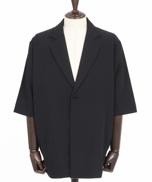 CAMBIO(カンビオ)の「mj11329- Tropical 1B Short Sleeve Jacket 半袖ジャケット(S63126cmb)(その他アウター・メンズ・チャコール/キナリ/グレイッシュベージュ/ブラック・L/M/S)」の18枚目の写真