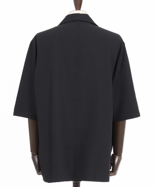 CAMBIO(カンビオ)の「mj11329- Tropical 1B Short Sleeve Jacket 半袖ジャケット(S63126cmb)(その他アウター・メンズ・チャコール/キナリ/グレイッシュベージュ/ブラック・L/M/S)」の19枚目の写真