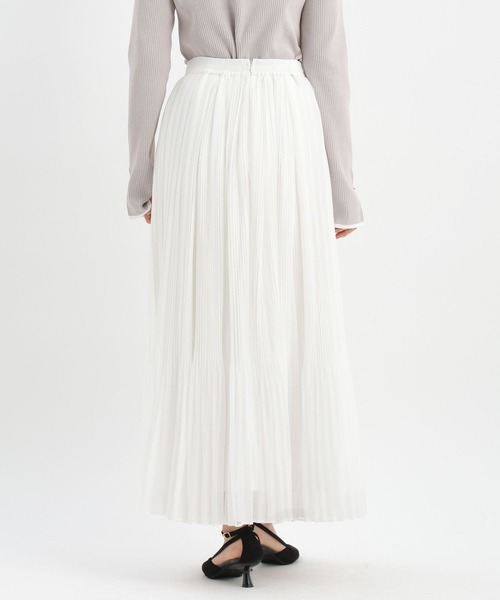 Andemiu（アンデミュウ）の「ケシプリーツフレアスカート640848（スカート・レディース・ブラック/アイボリー・FREE）」の15枚目の写真