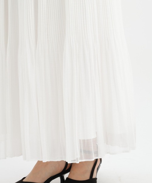 Andemiu（アンデミュウ）の「ケシプリーツフレアスカート640848（スカート・レディース・ブラック/アイボリー・FREE）」の17枚目の写真