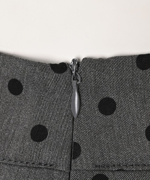 Narcissus(ナルシス)の「ドットプリーツミニスカート/インナーパンツ・ベルト付き(スカート・レディース・ブラック/グレー・FREE)」の11枚目の写真