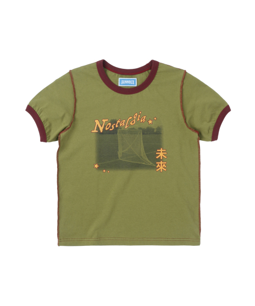 SUNNECT(ソネクト)の「Nirai Ringer Tee - Green(Tシャツ/カットソー・レディース・その他・OS)」の1枚目の写真