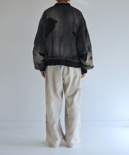 Anachronorm(アナクロノーム)の「【ANACHRONORM】HARD REMAKED DUAL DENIM MA-1(MA-1・メンズ・ブラック・2/3)」の7枚目の写真