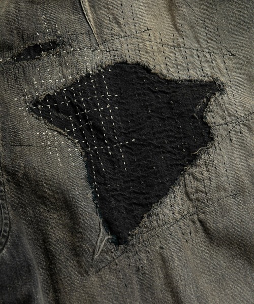 Anachronorm(アナクロノーム)の「【ANACHRONORM】HARD REMAKED DUAL DENIM MA-1(MA-1・メンズ・ブラック・2/3)」の18枚目の写真