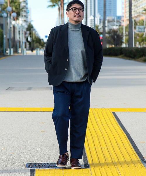 PIMLICO（ピムリコ）の「ジャケット メンズ 大きいサイズ テーラード ストレッチ ドライ アンチピリング シングル PIMLICO (ピムリコ)（テーラードジャケット・メンズ・ネイビー/ブラック・X1(3L～4L)/X4(8L～9L)/X2(4L～5L)/X3(6L～7L)）」の9枚目の写真