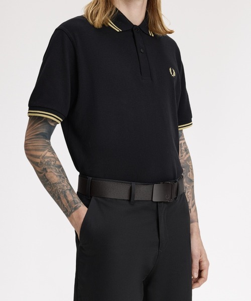 FRED PERRY（フレッドペリー）の「先行予約受付中／Plain Webbing Belt／プレーンウェビングベルト（ベルト・メンズ・ブラック・L）」の2枚目の写真