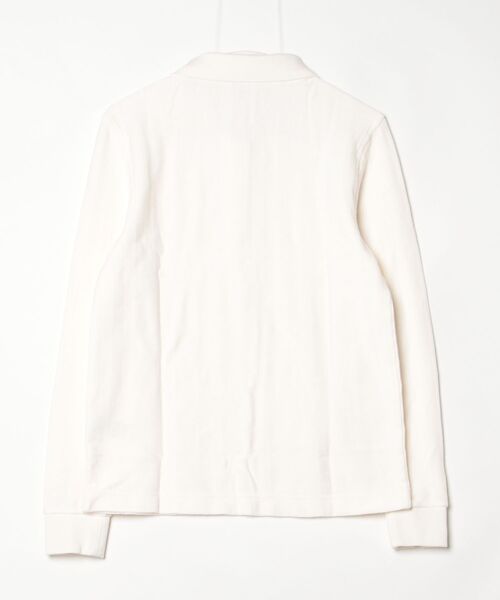 BANANA REPUBLIC FACTORY STORE(バナナリパブリック ファクトリーストア)の「BANANA REPUBLIC FACTORY STORE スタンダードフィット ウォッシュド ヘリンボーン ポロシャツ(ポロシャツ・メンズ・ホワイト/ネイビー・XL/M/S/L)」の3枚目の写真