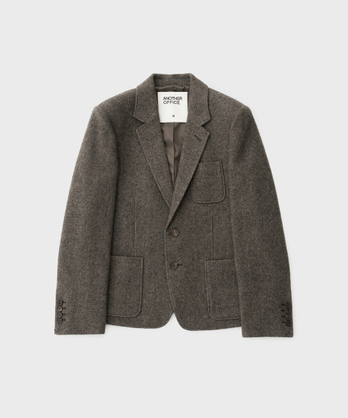 ANOTHER OFFICE WOMEN(アナザー オフィス ウーマン)の「Women Legacy 2Button Jacket (Shetland-Herringbone)(テーラードジャケット・レディース・その他・M/S)」の2枚目の写真