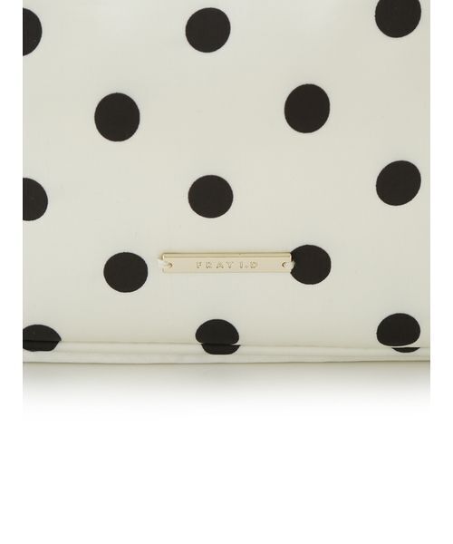 FRAY I.D（フレイアイディー）の「リボンポーチマルチショルダーバッグ（ショルダーバッグ・レディース・ブラック/ドット/ブルー・F）」の8枚目の写真