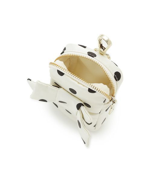 FRAY I.D（フレイアイディー）の「リボンポーチマルチショルダーバッグ（ショルダーバッグ・レディース・ブラック/ドット/ブルー・F）」の13枚目の写真