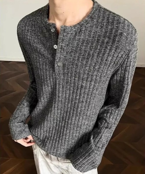 ヘンリーネックトップス（Tシャツ/カットソー）｜B.R.U（ブル）の