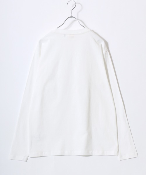 CAPTAIN STAG(キャプテンスタッグ)の「2026SS CAPTAIN STAG/キャプテンスタッグ ワンポイント刺繍 ポケット付 ロングスリーブTシャツ レディース メンズ ロンT(Tシャツ/カットソー・メンズ・ネイビー/オレンジ/グリーン/ブラック/グレー/オフホワイト・M/LL/L)」の8枚目の写真