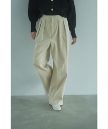 CORDUROY TUCK PANTS