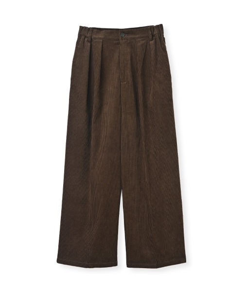 marjour(マージュール)の「CORDUROY TUCK PANTS(その他パンツ・レディース・ブラウン/オフホワイト・M)」の19枚目の写真