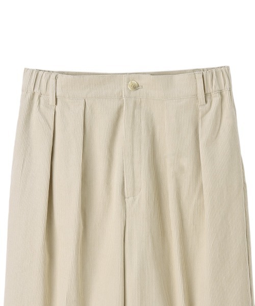 marjour(マージュール)の「CORDUROY TUCK PANTS(その他パンツ・レディース・ブラウン/オフホワイト・M)」の22枚目の写真