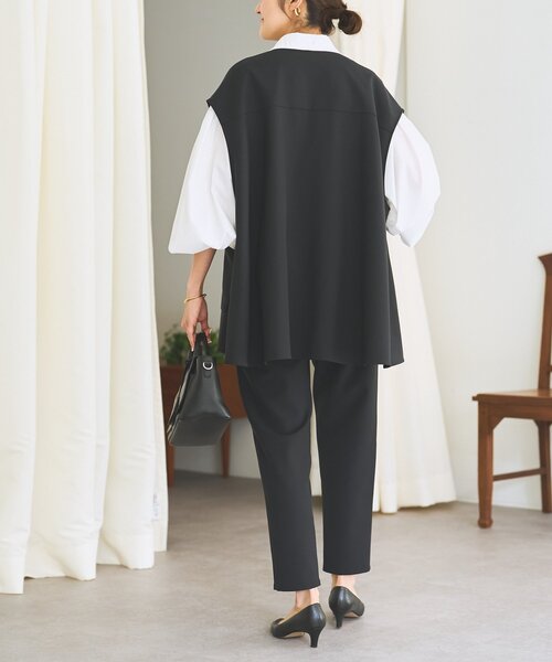 LIVETART（リヴェタート）の「《LIVETART》ポケットジレ（ベスト・レディース・ネイビー/ブラック・FREE）」の9枚目の写真