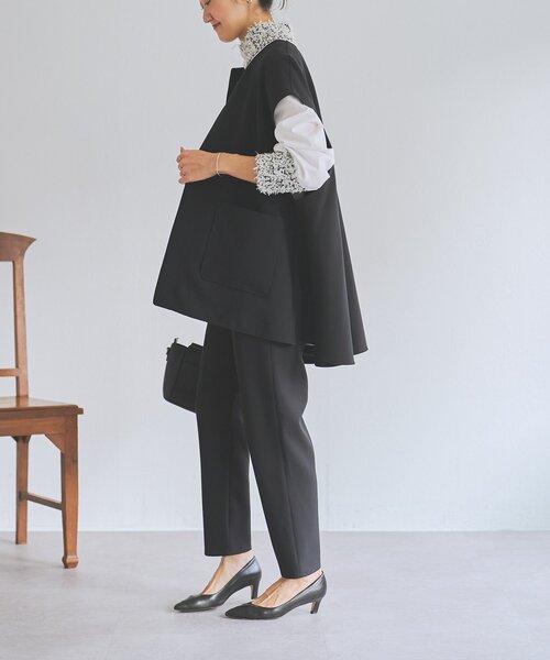 LIVETART（リヴェタート）の「《LIVETART》ポケットジレ（ベスト・レディース・ネイビー/ブラック・FREE）」の13枚目の写真