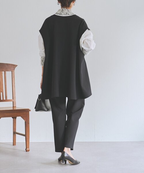 LIVETART（リヴェタート）の「《LIVETART》ポケットジレ（ベスト・レディース・ネイビー/ブラック・FREE）」の14枚目の写真